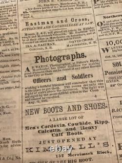 622 CIVIL War New Hampshire 31 Issues Battles Nh Soldiers War News Lee Stonewall