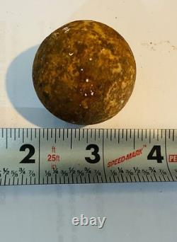 6 antique 1-1/2 Cannon Ball War Grape Canister Shot (Civil War Era) Cannonballs
