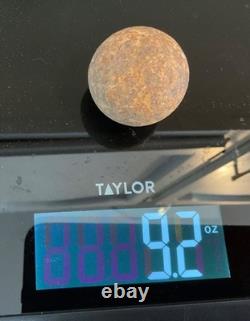 6 antique 1-1/2 Cannon Ball War Grape Canister Shot (Civil War Era) Cannonballs