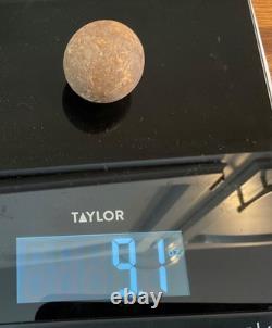 6 antique 1-1/2 Cannon Ball War Grape Canister Shot (Civil War Era) Cannonballs