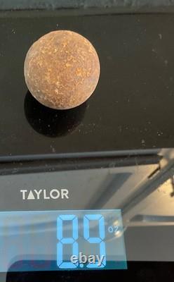 6 antique 1-1/2 Cannon Ball War Grape Canister Shot (Civil War Era) Cannonballs