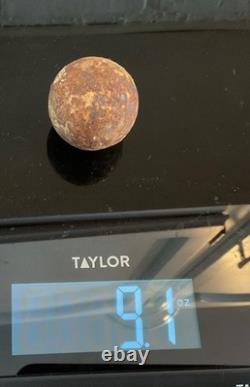 6 antique 1-1/2 Cannon Ball War Grape Canister Shot (Civil War Era) Cannonballs