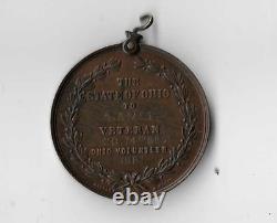 74th Ohio Infantry Civil War Tiffany Medal POW WIA Wounded Prisoner Oh OVI File