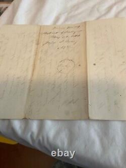 850 CIVIL War General Lovell Rosseau Signed Rations List 16 Illinois 1864 Dated