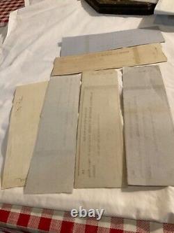 884 US NAVY ADMIRALS LOT OF 6 CIVIL WAR ADMIRALS CHECKS 1840 1850s. NICE GROUP