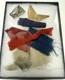 8.25 X 6.25 Display, Ex-auction CIVIL War Flag Fragments (fabrics + Cs Star)