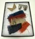 8.25 X 6.25 Display, Ex-auction CIVIL War Flag Fragments (fabrics + Cs Star)