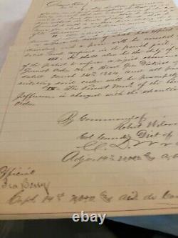 907 CIVIL War Carrollton Louisiana Headquarters General Order 1864 Passes Requir