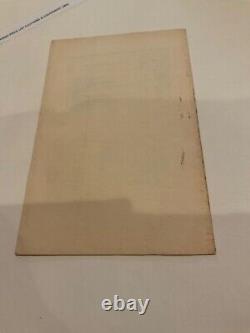 974 CIVIL War Us Army General Order Price List Clothing And Equipment 1862