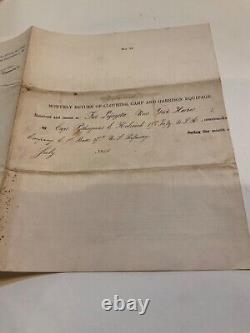 975 Fort Lafayette Ny Harbor CIVIL War 1865 Camp & Garrison Equipment 17h Inf Us