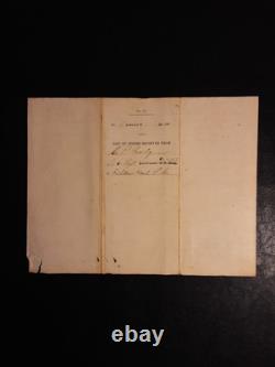 9th U. S. Colored Troops Civil War / 1864 Quartermaster Stores Document