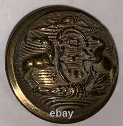 AMERICAN CIVIL WAR ERA, PENNSYLVANIA STATE SEAL BUTTON, 23mm, SUPERIOR QUALITY