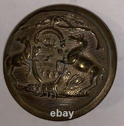 AMERICAN CIVIL WAR ERA, PENNSYLVANIA STATE SEAL BUTTON, 23mm, SUPERIOR QUALITY