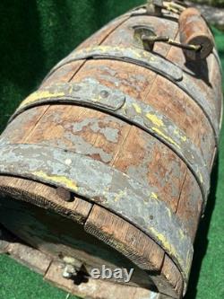 ANTIQUE 1800's CIVIL WAR ERA CANTEEN CASK KEG BARREL CANTEEN