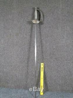 ANTIQUE AMES CIVIL WAR MILITARY SWORD, EAGLE INSIGNIA, US engraved on BLADE