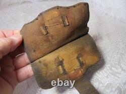 ANTIQUE CIVIL WAR ERA LEATHER WALLET 1800s M. L. SARGENT SUNAPEE NEW HAMPSHIRE ANTIQUE CIVIL WAR ERA LEATHER WALLET 1800s M. L. SARGENT SUNAPEE NEW HAMPSHIRE