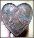 AUTHENTIC Civil War or Earlier BRASS Martingale Heart with Eagle Prong Back