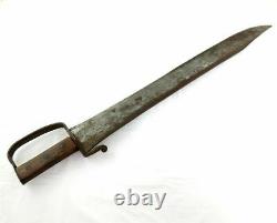 A Big Long Confederate CIVIL War Short Sword Guard Knife Dagger