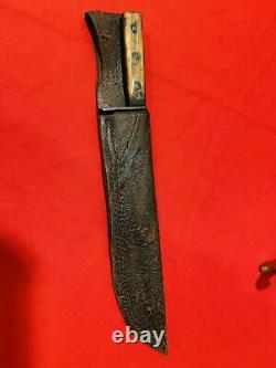 A Good & Super Rare Confederate Bowie Knife Cs Csa With Sheath Us CIVIL War