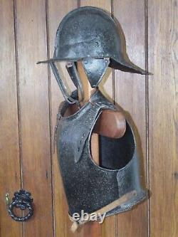 A fine set of Harquebus Armour dating from the English Civil War