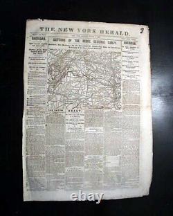 Abraham Lincoln Inauguration 1st Rpt. Civil War Final Weeks 1865 old Newspaper