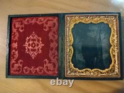 Ambrotype 6th Plate Union Soldier In Dress Uniform Nice Case Sharp Clean Image
