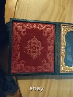 Ambrotype 6th Plate Union Soldier In Dress Uniform Nice Case Sharp Clean Image