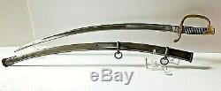 American CIVIL War M 1840 Ames Cavalry Mounted Artillery Sword Dated 1864