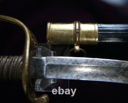 American CIVIL War M 1850 C. Roby & Co Chelmford Mass Foot Officer Sword