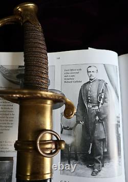 American CIVIL War M 1850 C. Roby & Co Chelmford Mass Foot Officer Sword