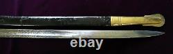 American CIVIL War M 1850 C. Roby & Co Chelmford Mass Foot Officer Sword