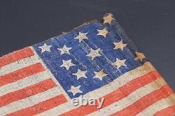 American Centennial 13 Star Parade Flag ca. 1861-1876 Medium Size 6