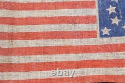 American Centennial 13 Star Parade Flag ca. 1861-1876 Medium Size 6