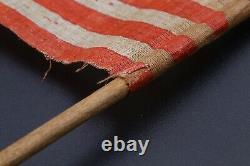 American Centennial 13 Star Parade Flag ca. 1861-1876 Medium Size 6