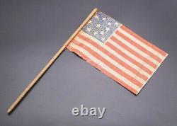 American Centennial 13 Star Parade Flag ca. 1861-1876 Medium Size 6