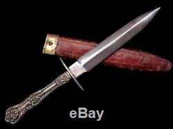 American Civil War era English Cutlery Handled Bowie Knife Dagger