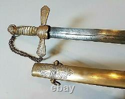 American Mexican War CIVIL War Ames Officer Sword Inter Bellum Period C 1848-60