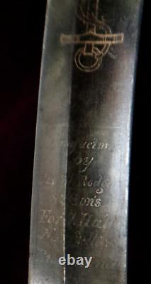 American Mexican War CIVIL War Confederate Virginia Naval Officer Sword Rodgers