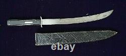 American Mexican War CIVIL War High Grade Bowie Knife With Ebony & Silver Grip