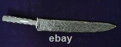 American Mexican War CIVIL War High Grade Bowie Knife With Ebony & Silver Grip