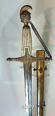 American Mexican War CIVIL War Horstmann Confederate Officer Sword Ca 1845-50
