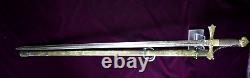 American Mexican War CIVIL War Officer Sword Palmetto Pommel Confederate Carried