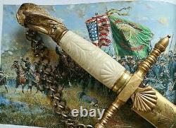 American Mexican War CIVIL War Presentation Grade High Officer Sword Ca 1840-48