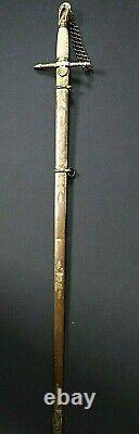 American Mexican War CIVIL War Presentation Grade High Officer Sword Ca 1840-48