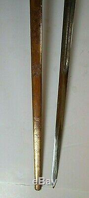 American Mexican War CIVIL War Presentation Grade High Officer Sword Ca 1840-48