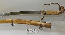 American War Of 1812 General Cavalry Eagle Head Sword Used In CIVIL War C 1810