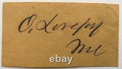 Anti Slavery Abolitionist Owen Lovejoy Mathew Brady Civil War CDV Photo & Auto