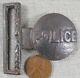 Antique 1850's or 1860's Civil War Male Brass Buckle Police