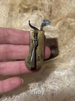 Antique 1850s 1860s Blood Letting Spring Lancet Bleeder Civil War