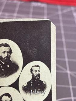 Antique 1860's Civil War Era CDV Peace Commissioners Card Extremely Rare Item